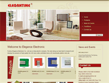 Tablet Screenshot of elegantime.net